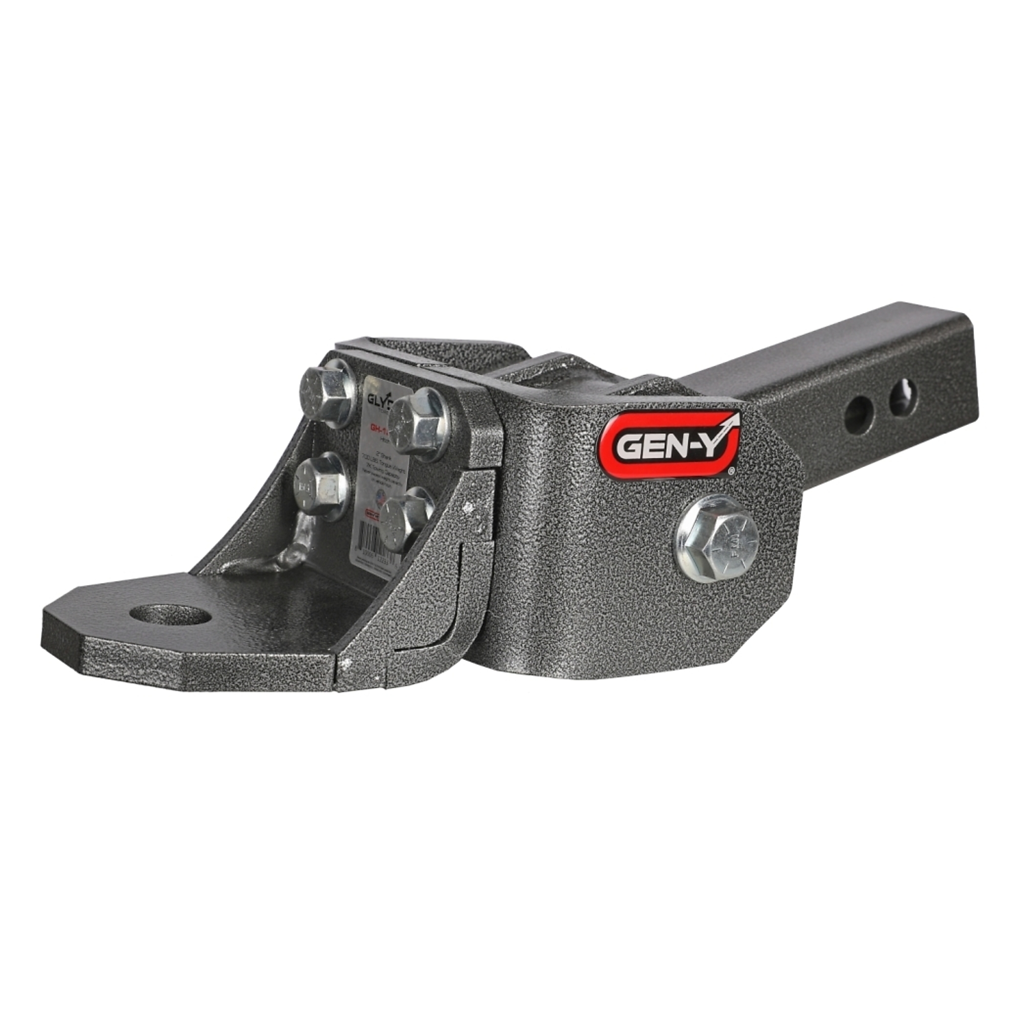 Gen-Y Hitch, GLYDER TF 2in. Shank 2in. drop .4K-.7K TW 7K Hitch, Gross Towing Weight 7000 lb, Ball Diameter 1 in, Class Rating Class III, Model# GH-12001